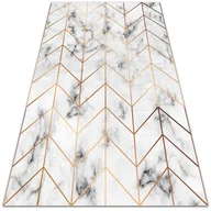Dywany - Modny uniwersalny dywan winylowy Jodełkowy marmur 60x90 cm - miniaturka - grafika 1