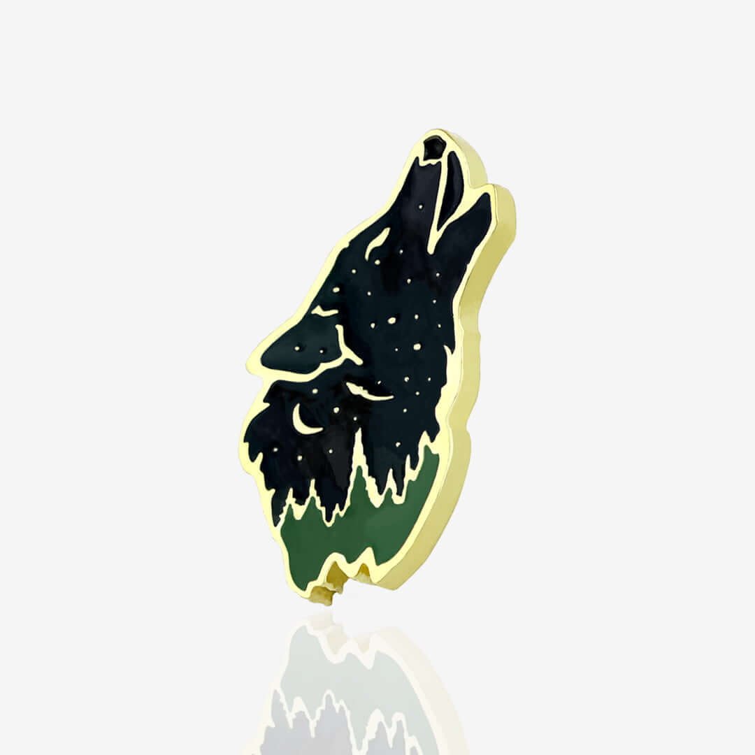 Pins Księżycowy Wilk