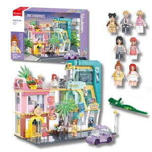 KLOCKI SLUBAN B1268 Centrum handlowe METROPOLIS 725 el. - Klocki - miniaturka - grafika 1