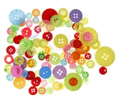 Dekoratorstwo - Guziki kreatywne dekoracyjne 40g 75 szt Shan - miniaturka - grafika 1