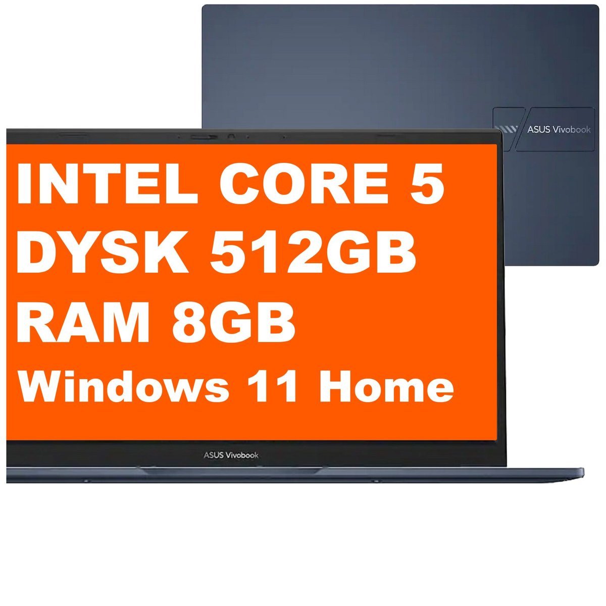 ASUS Vivobook 14 / X1404VAP-V14.C58256 / Intel Core 5 / 8GB / 512GB / Intel Graphics / FullHD / Win 11 / Niebieski X1404VAP-V14.C58256_8GB_500SSD_W11