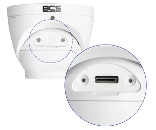 Kamera wandaloodporna IP z mikrofonem BCS-P-EIP22FSR3-AI1 FullHD Analityka Starlight IR30 MicroSD - Kamery IP - miniaturka - grafika 2