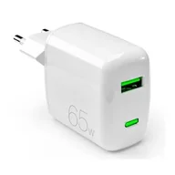 Ładowarki do telefonów - Puro MiniPro GaN USB-C USB 65W PD (biały) - miniaturka - grafika 1