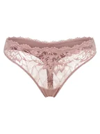 Majtki damskie - Calvin Klein - Stringi damskie, różowy - miniaturka - grafika 1