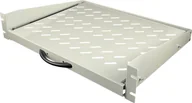 Akcesoria do szaf serwerowych - Alantec Półka wysuwana 19" 2U głęb. 350mm, kolor szary, 4 punkty mocowania - miniaturka - grafika 1