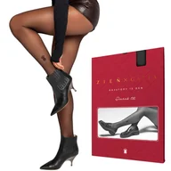 Rajstopy - Rajstopy Scarab 02 z kolekcji Zień x Gatta MACIEJ ZIEŃ Mocha brązowe 2 - miniaturka - grafika 1