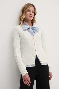 Pepe Jeans kardigan IZABEL CARDIGAN damski kolor beżowy lekki PL702225 - Swetry damskie - miniaturka - grafika 1