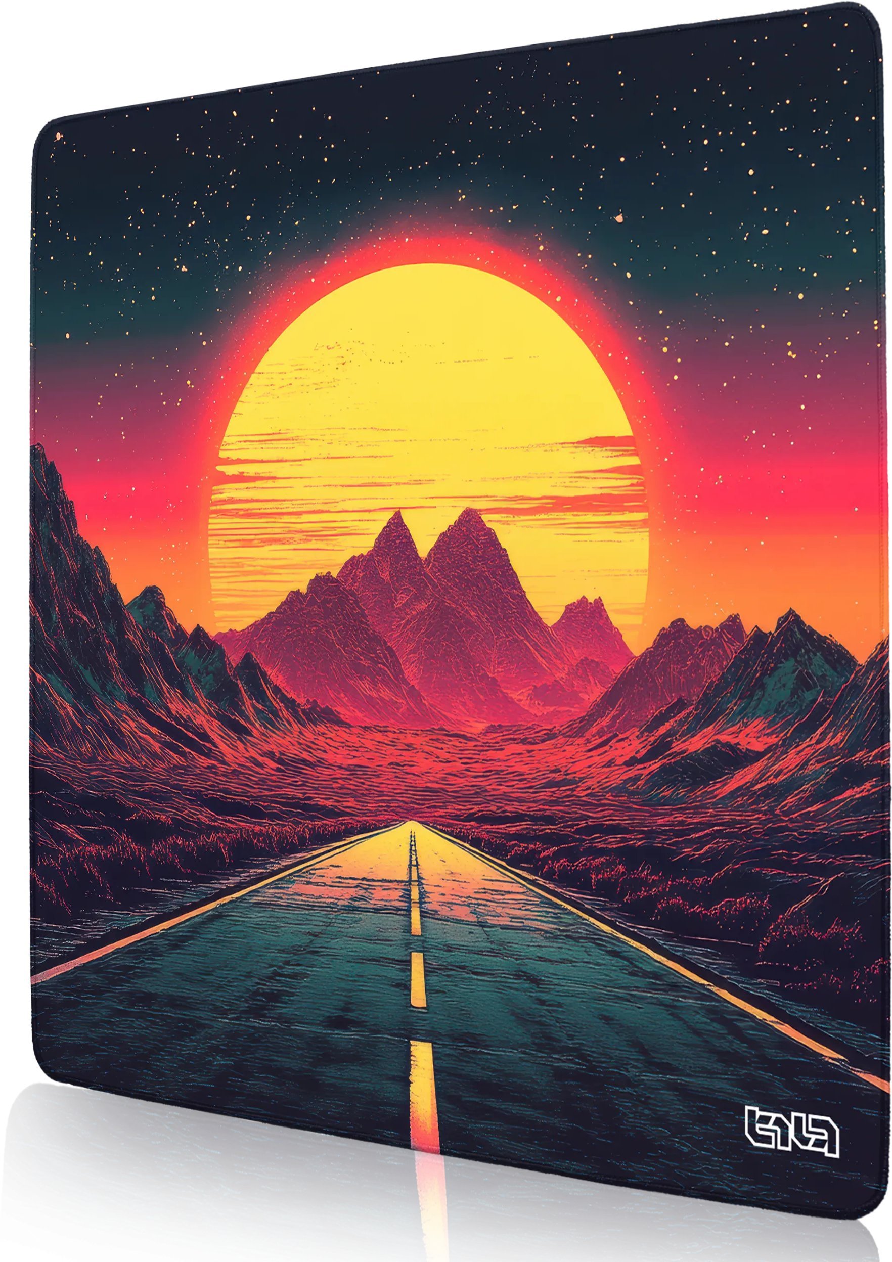 DUŻA PODKŁADKA POD MYSZKĘ Night Drive 30x30 TILT Dla gracza Prezent