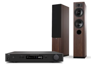 NAD C 338 (czarny) + Tesi 5 (mokka) - Zestawy stereo - miniaturka - grafika 1