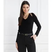 Swetry damskie - Karl Lagerfeld Sweter | Slim Fit - miniaturka - grafika 1