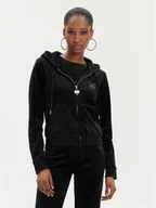 Bluzy damskie - Juicy Couture Bluza Rodeo Robertson JCBAS223822 Czarny Slim Fit - miniaturka - grafika 1