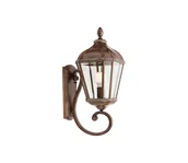 Lampy ogrodowe - Redo 9656 - Zewnętrzna lampa ścienna ESSEN 1xE27/70W/230V brązowa/patyna - miniaturka - grafika 1