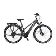 Rowery elektryczne - Fischer VIATOR 5.0i elektryczny rower dla kobiet, RH 44 cm, silnik środkowy 50 Nm, akumulator 36 V w ramie, szary łupek, 28 cali - miniaturka - grafika 1