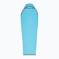 Śpiwory - Wkładka do śpiwora Sea to Summit Breeze Sleeping Bag Liner Mummy standard blue atoll/beluga - miniaturka - grafika 1