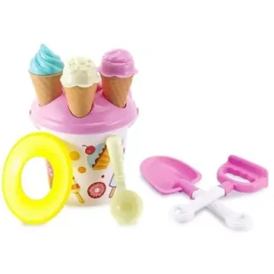 Zestaw do piasku biały Artyk - Zabawki do piasku - miniaturka - grafika 1