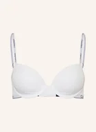 Biustonosze - Calvin Klein Biustonosz Z Fiszbinami Icon Cotton Modal weiss - miniaturka - grafika 1