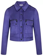 Kurtki damskie - Morgan damska kurtka zamszu GOMMY VIOLET T34, IRIS, 32 - miniaturka - grafika 1