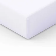 Prześcieradła - Prześcieradło jersey z gumką 180x200 białe - miniaturka - grafika 1