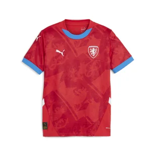 Młodzieżowa koszulka domowa reprezentacji Czech w piłce nożnej 2024 PUMA - Piłka nożna - miniaturka - grafika 1