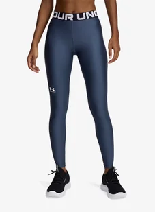 Legginsy damskie Under Armour HeatGear Authentics Legging - downpour gray/white - Kalesony - miniaturka - grafika 1