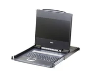 Przełączniki KVM - ATEN CL6700MW-ATA-2XK06ITG przełącznik KVM Możliwości montowania w stelażu Czarny - miniaturka - grafika 1