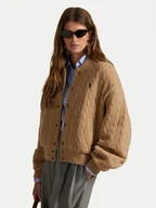 Kurtki damskie - Polo Ralph Lauren Kurtka bomber 211966122002 Beżowy Relaxed Fit - miniaturka - grafika 1