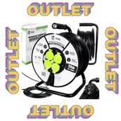 Budowa OUTLET - ISAJ PRZEDŁUŻACZ BĘBNOWY 50M Z KLAPKAMI BS1 OGRODOWY BUDOWLANY IP44 MOCNY 3x2,5 MM² - miniaturka - grafika 1