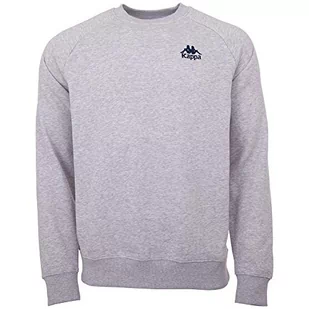 Kappa Męska bluza Authentic Taule | koszulka z długim rękawem, styl retro, sweter z długim rękawem, krój regularny 18 m szary melanż S 705421 - Bluzy męskie - miniaturka - grafika 1