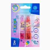 Gumki biurowe - ASTRA art-pap, zapachowa gumka astrakids unicorn szminka 2 szt.mix - miniaturka - grafika 1