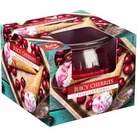 Świece - Świeca zapachowa w szkle SN69-368 soczyste wiśnie BISPOL - miniaturka - grafika 1