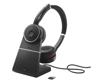 Jabra Evolve 75 SE Link 380a MS Stereo Stand czarne