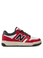 Buty dla dziewczynek - New Balance Sneakersy GSB480TT Czerwony - miniaturka - grafika 1