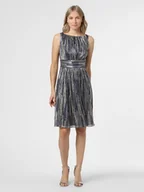 Sukienki - Swing - Damska sukienka wieczorowa, niebieski|wielokolorowy|złoty - miniaturka - grafika 1