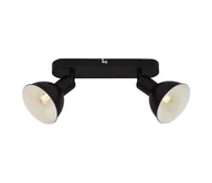 Lampy sufitowe - Briloner 2674-025 - Oświetlenie punktowe RETRO 2xE14/25W/230V czarny - miniaturka - grafika 1