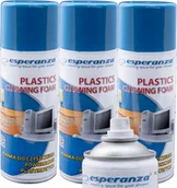 Środki i akcesoria czyszczące do komputerów - ESPERANZA PIANKA SPRAY DO CZYSZCZENIA PLASTIKÓW KOMPUTERÓW RTV I AGD 1200ML - miniaturka - grafika 1