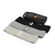 Gumy, taśmy, ekspandery - Zestaw gum do ćwiczeń Majestic Sport HIP BAND - 3 szt. - miniaturka - grafika 1