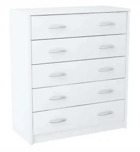 Biała komoda z szufladami C8-B20 - Komody Biała komoda z szufladami C8-B20 - Komody - miniaturka - grafika 1