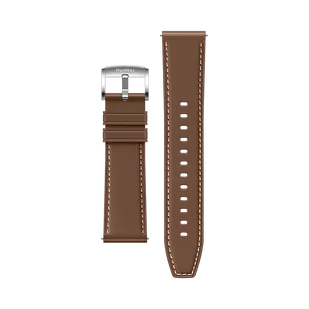 Pasek HUAWEI EasyFit 2 (22 mm) - Brązowy skórzany - Akcesoria do smartwatchy - miniaturka - grafika 1