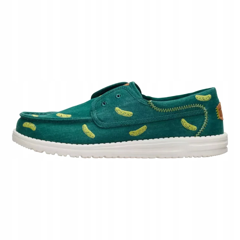 HeyDude Męskie Lekkie Mokasyny Buty Półbuty Wsuwane Cru Embroidered 43