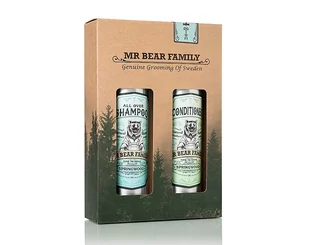 Mr Bear Family Kit Shampoo and Conditioner (250+250ml) - Zestawy kosmetyków męskich - miniaturka - grafika 1