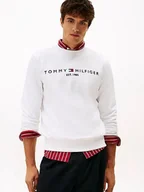 Bluzy męskie - felpa uomo tommy hilfiger mw0mw11596ybr white - miniaturka - grafika 1