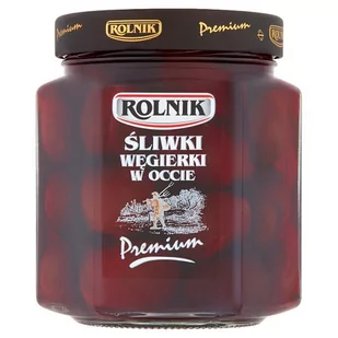 Rolnik Śliwki w occie premium 580 ml - Mieszanki warzywne, sałatki - miniaturka - grafika 1