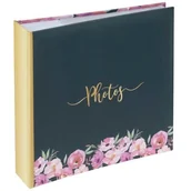 Albumy fotograficzne - Hama Album Flower Photos 10x15/200 Niebiesko-złoty - miniaturka - grafika 1