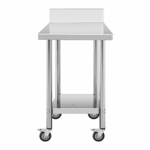 Stół ze stali nierdzewnej na kółkach - 60 x 60 cm - 120 kg ROYAL CATERING 10012813 RCAT-60/60-WS - Meble gastronomiczne - miniaturka - grafika 7
