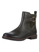 Botki damskie - MARCO TOZZI Damskie botki Zip+Slip 2-25301-43, Olive Comb, 38 EU - miniaturka - grafika 1