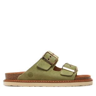 Klapki Genuins Hawaii G104862 Zielony - Klapki i japonki damskie - miniaturka - grafika 1