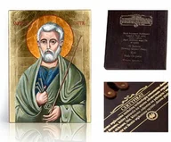 Ikony i obrazy sakralne - Ikona religijna Święty Piotr - miniaturka - grafika 1