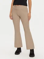Spodnie damskie - Guess Spodnie materiałowe W4BB53 Z3K92 Beżowy Regular Fit - miniaturka - grafika 1