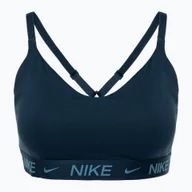 Bielizna sportowa damska - Biustonosz treningowy Nike Dri-Fit Indy Light Support armoury navy - miniaturka - grafika 1