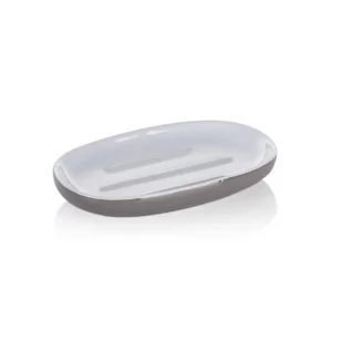Kela CERAMICZNA MYDELNICZKA 13,5 X 8,5 CM SZARA ISABELLA FREEFORM KE-20504 - Mydelniczki i dozowniki mydła - miniaturka - grafika 1